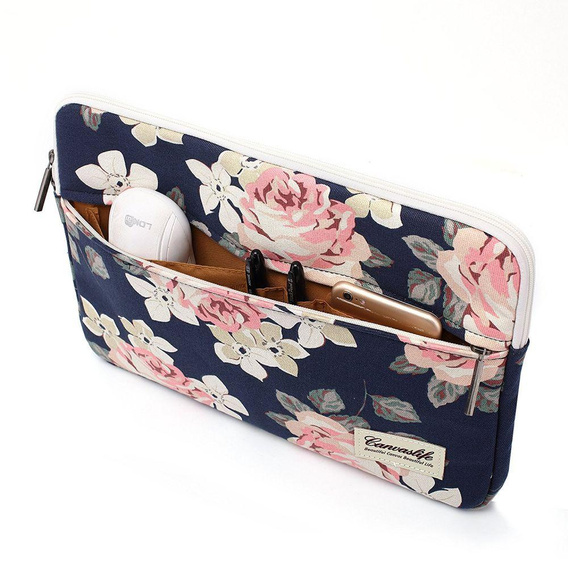 CANVASLIFE Sleeve Etui  Do Laptopa 15-16 Cali - Navy Rose