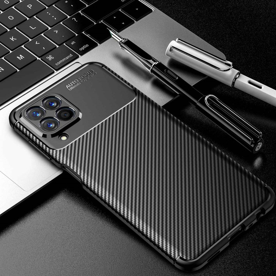 Etui do Samsung Galaxy M33 5G, Carbon Gel, czarne