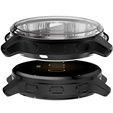 2w1 Etui z Osłoną Silikonową na ekran do Garmin Venu 2 Plus, Czarne