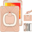 Etui dla dzieci do iPad 10.2" 2021/2020/2019 (9/8/7 gen.), Pancerne, dziecięce, Rose gold różowe