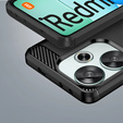 Etui do Xiaomi Redmi 13, Carbon, czarne