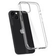 Etui Spigen do iPhone 13, Ultra Hybrid, Crystal Clear, przezroczyste + szkło