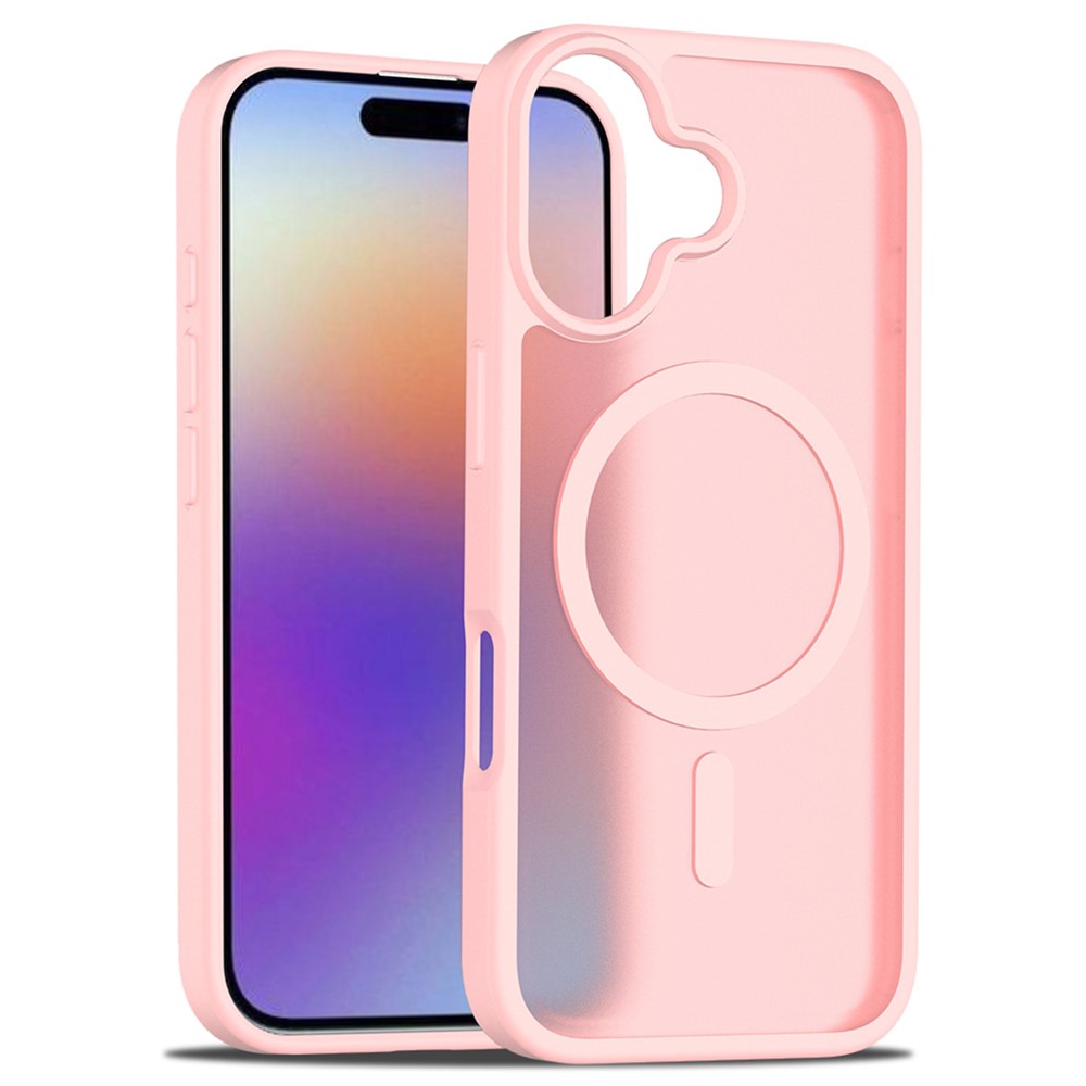 Etui do iPhone 17, Matt Case, do MagSafe, matowe różowe