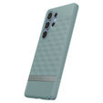 Etui Spigen do Samsung Galaxy S25 Ultra, Parallax Mag, do MagSafe, zielone + Szkło Hartowane 9H