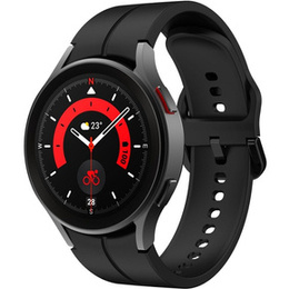 Pasek silikonowy do Samsung Galaxy Watch 4/5/6 40/42/43/44/45/46/47mm, Czarny