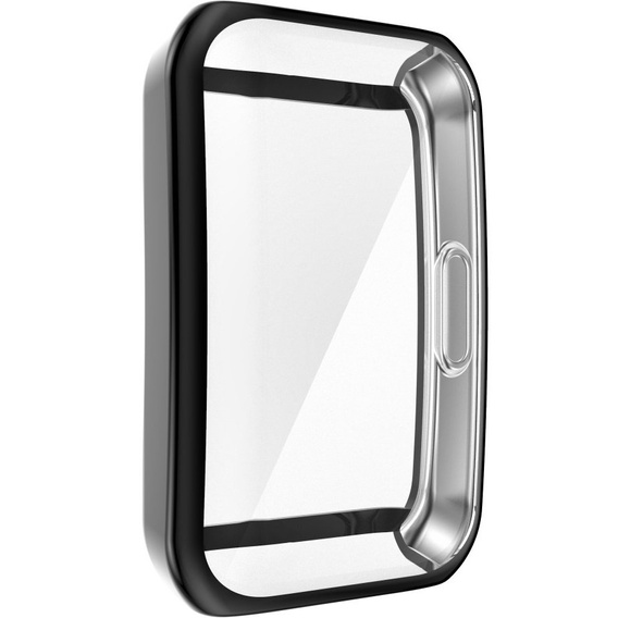 2w1 Etui z osłoną na ekran do Huawei Band 6/7, Czarne