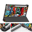 Etui z nadrukiem do Samsung Galaxy Tab S10 FE+ Plus – styl i ochrona w jednym - graffiti