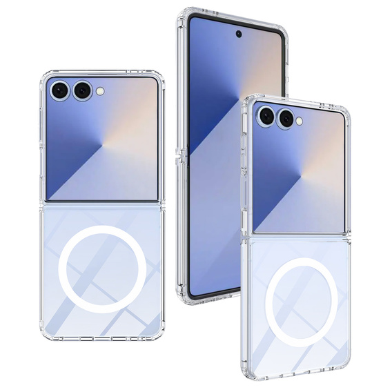 Przezroczyste etui do Samsung Galaxy Z Flip7 5G – ochrona tyłu i boków telefonu
