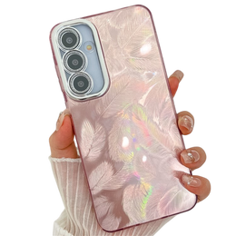 Etui do Samsung Galaxy A36 5G / A56 5G, Feather, różowe