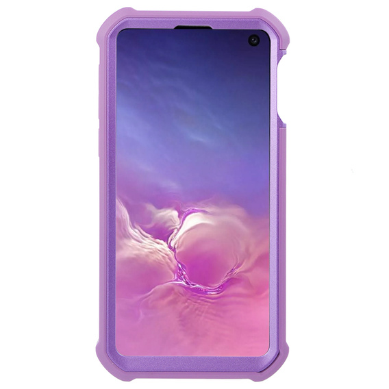 Etui pancerne do Samsung Galaxy S10e, Dexnor Full Body, fioletowe