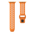 Pasek Silikonowy do Apple Watch 1/2/3/4/5/6/7/8/9/10/11/SE Ultra 1/2/3 42/44/45/46/49mm, Pomarańczowy