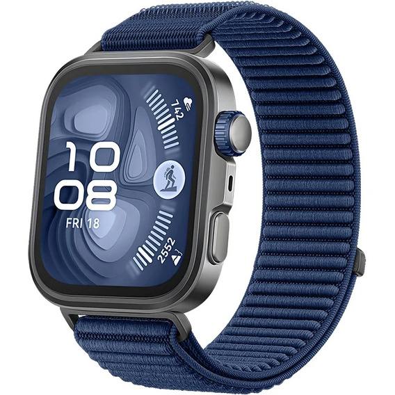 Pasek Nylonowy do Huawei Watch Fit 4 / 4 Pro / 3, Granatowy