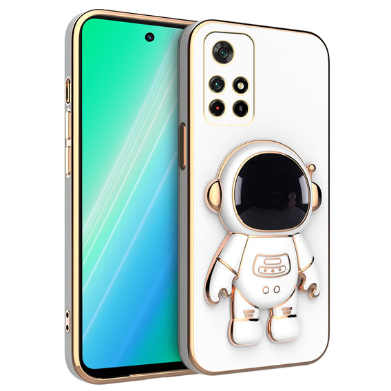 Etui do Xiaomi POCO M4 Pro 4G, Astronaut, białe