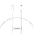 Baseus Superior Series 2 – szybki kabel USB‑C 240 W USB4, 1 m - biały