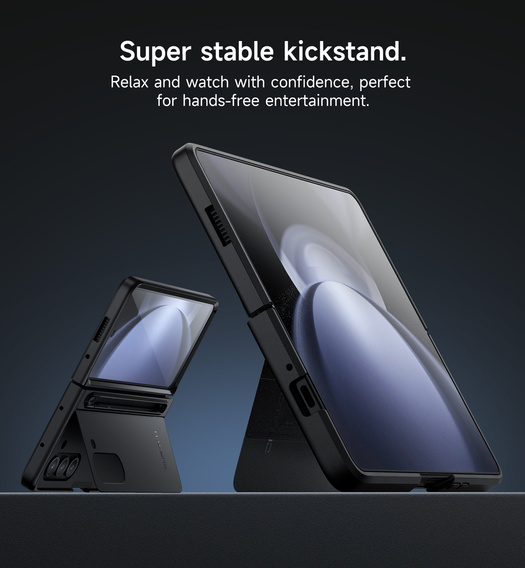 Etui do Samsung Galaxy Z Fold 5, Suritch Full Body, czarne