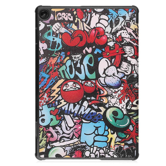 Etui do Lenovo Tab M10 10.1 Gen 3 TB-328FU/TB-328XU, Smartcase, graffiti