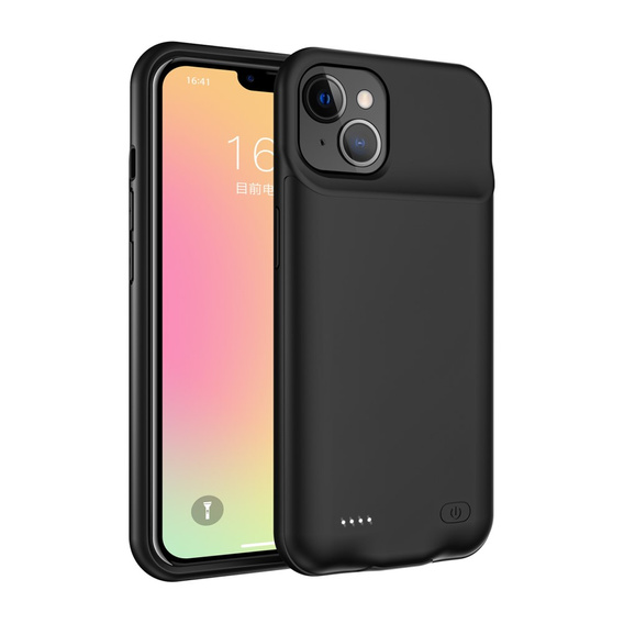 Etui z Baterią 6000mAh do iPhone 13 Mini, Czarne