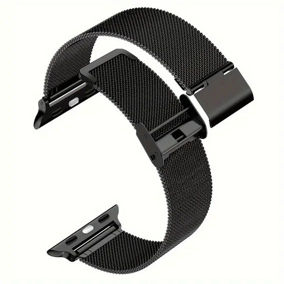 Bransoleta + Etui z Osłoną na Ekran do Apple Watch 10/11 42mm, Czarna