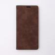 Etui do Motorola Edge 40, ERBORD Vintage portfel z klapką, kawowe