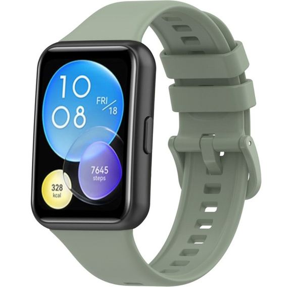 Pasek Silikonowy do Huawei Watch Fit 2, Zielony
