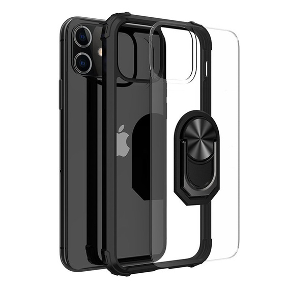 Etui Hybrid Ring do Iphone 12 Pro Max, Black