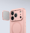 Etui do iPhone 17 Pro Max, Suritch Shockproof, do MagSafe – różowe