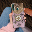 Etui Fashion do Huawei Y6P, fioletowe