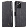 Etui CASEME do Samsung Galaxy Note 20 Ultra, Leather Wallet Case, czarne