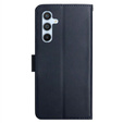 Etui z klapką do Samsung Galaxy A35 5G, Nappa Texture Wallet, niebieskie