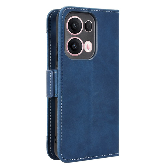 Etui z klapką do Oppo Reno 13 Pro, Card Slot, granatowe