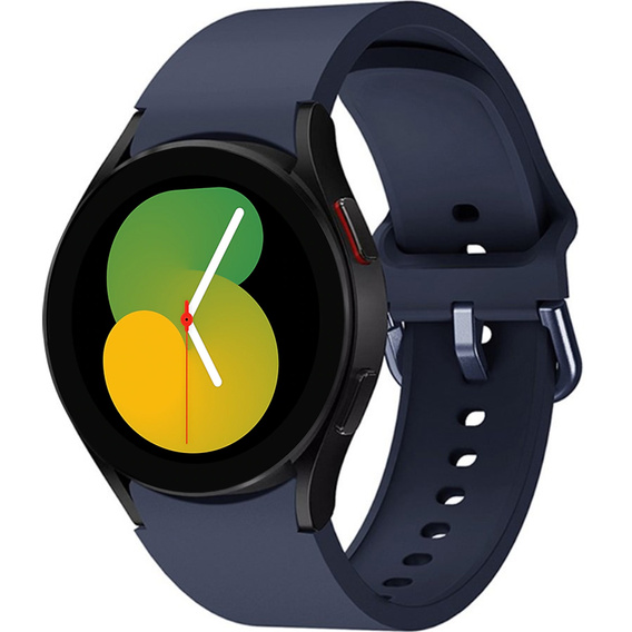 Pasek Silikonowy do Samsung Galaxy Watch 4/5/6 40/42/43/44/45/46/47mm, Granatowy