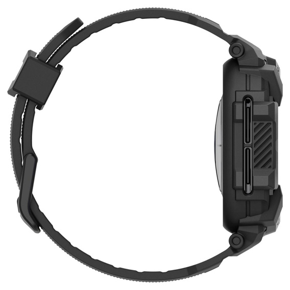 Pasek z Etui Spigen do Galaxy Watch Ultra 47mm (2025 / 2024), Rugged Armor Pro, czarny