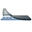 Etui Spigen do Galaxy S25 Ultra, Liquid Crystal, przezroczyste czarne + Szkło Hartowane 9h