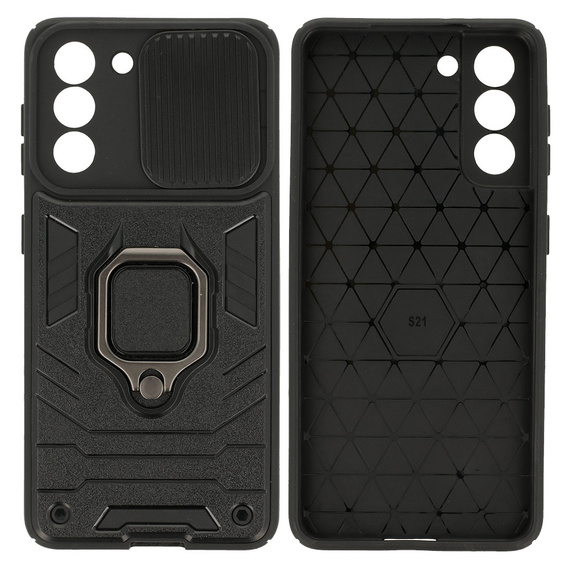 Etui Ring Lens do Samsung Galaxy S21, Black