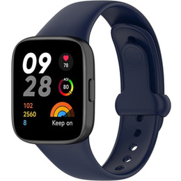 Pasek Silikonowy do Xiaomi Redmi Watch 3, Granatowy