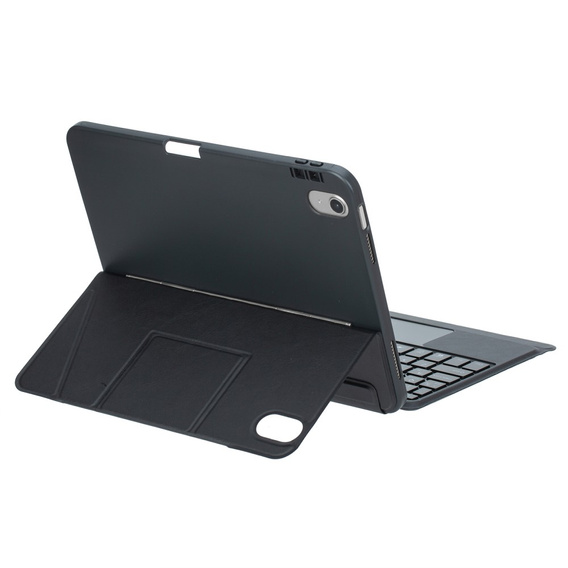 Etui z klawiaturą Bluetooth i touchpadem do iPad 11" 2025 A16 (11 gen.) / iPad 10.9" 2022 (10 gen.) – czarne