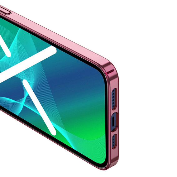 Etui do iPhone 13 Pro Max, ERBORD Hybrid MagSafe Case, różowe