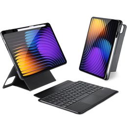 Etui z klawiaturą do Xiaomi Pad 7 / 7 Pro, Dux Ducis DK Series, czarne