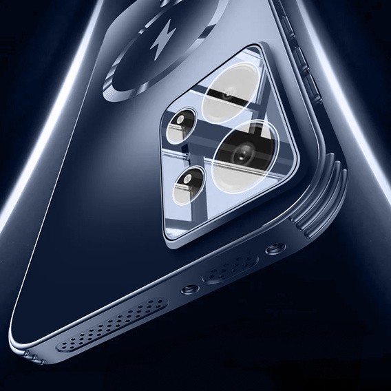 Etui do Oppo Reno 13 Pro, MagSafe, niebieskie