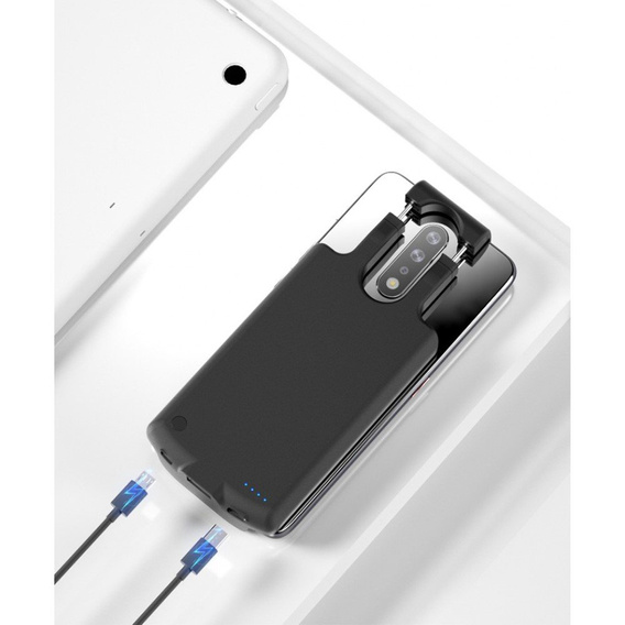 Uniwersalne Etui z Baterią 6800mAh - Black/Typ-C