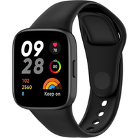 Pasek Silikonowy do Xiaomi Redmi Watch 3, Czarny