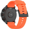 Pasek silikonowy do zegarka Suunto 9, Pomarańczowy