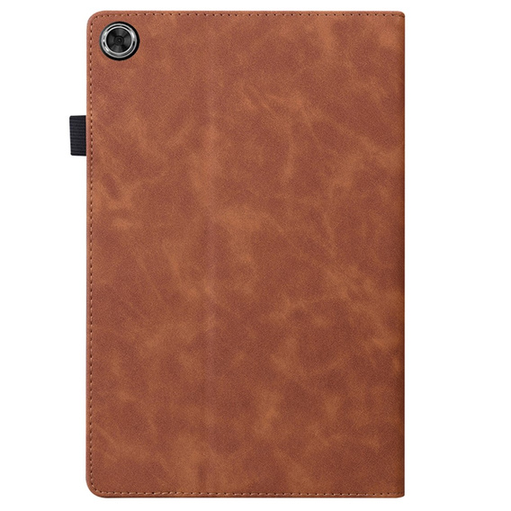 Etui do Samsung Galaxy Tab A9+, Classic, z miejscem na rysik, brązowe