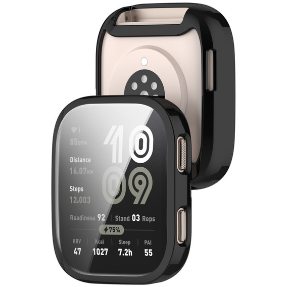 Etui z elastycznego TPU do Amazfit Bip 6 – pełna ochrona i stylowy wygląd - czarne
