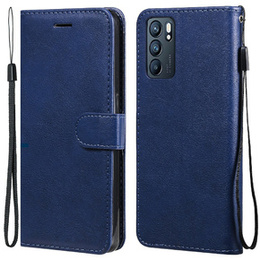 Etui Wallet do Oppo Reno6 5G, Blue