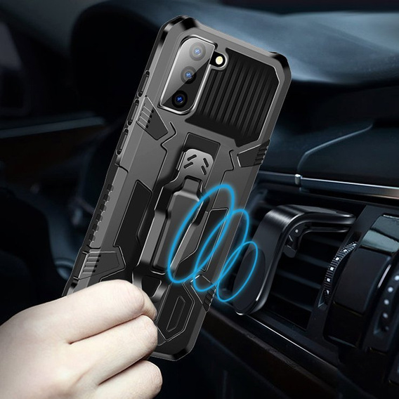 Etui Hybrid KickStand do Samsung Galaxy S21 FE, Black