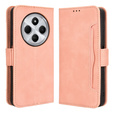 Etui z klapką do Xiaomi Redmi 14C / Xiaomi Poco C75, Card Slot, różowe