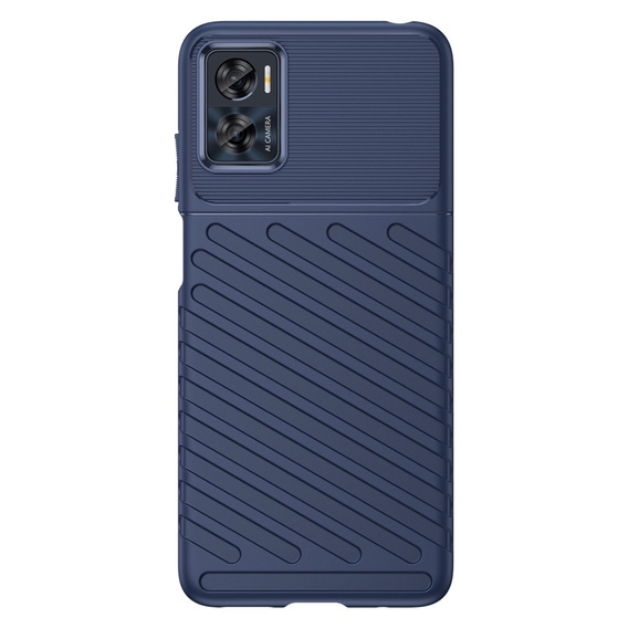 Etui do Motorola Moto E22 / E22i, Thunder, granatowe