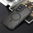 Etui Matt Case do Samsung Galaxy S25 FE, do MagSafe, wzmocnione, matowe czarne