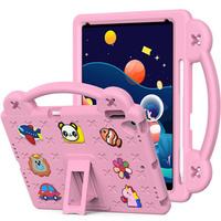 Etui do iPad 10.2" 2021/2020/2019 (9/8/7 gen.) / Air 10.5" 2019 (3 gen.) , Cute Patterns, z podstawką, Różowe